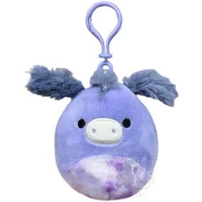 Squishmallow 3.5 Inch Deacon the Donkey Plush Clip