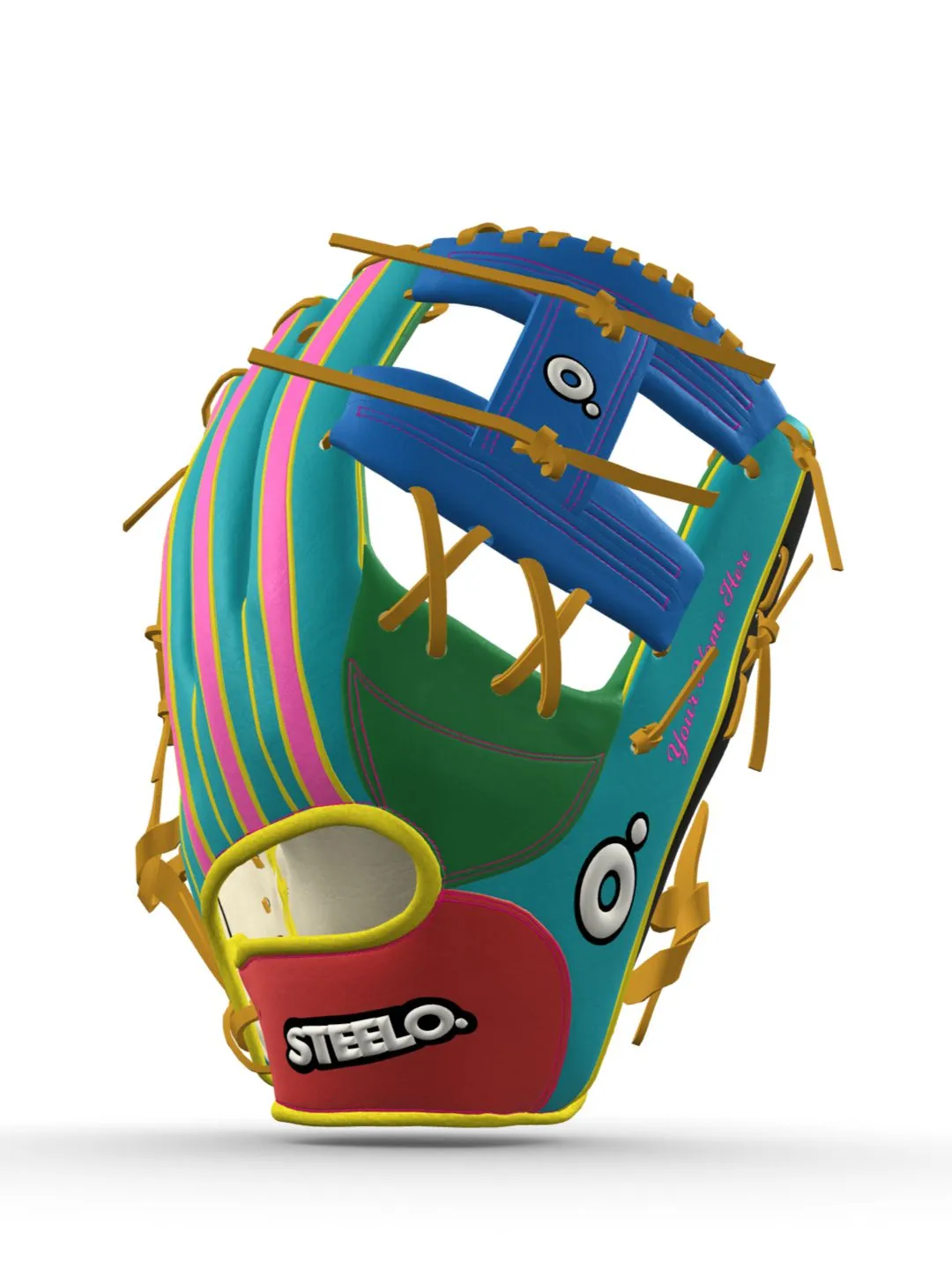 Steelo PRO HYDE™ Custom Pro Limited Fielder's Glove 3D Studio