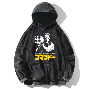 Tokyo-Tiger Commando In Japanese Washed Hoodie