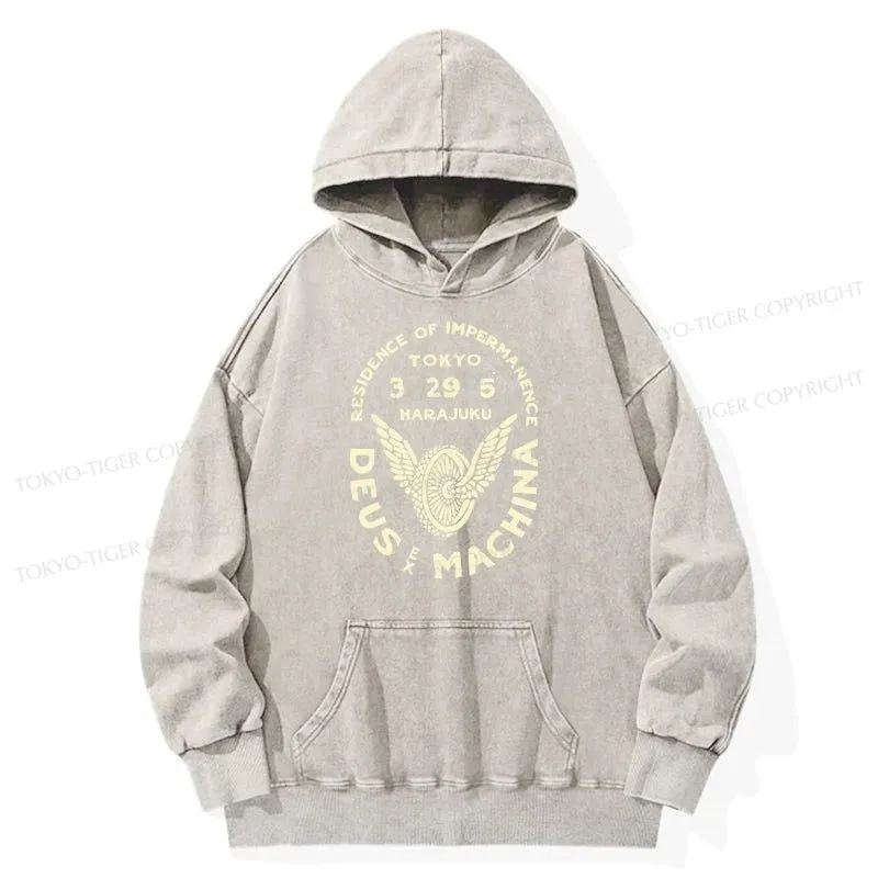 Tokyo-Tiger Deus Ex Machina Tokyo Washed Hoodie