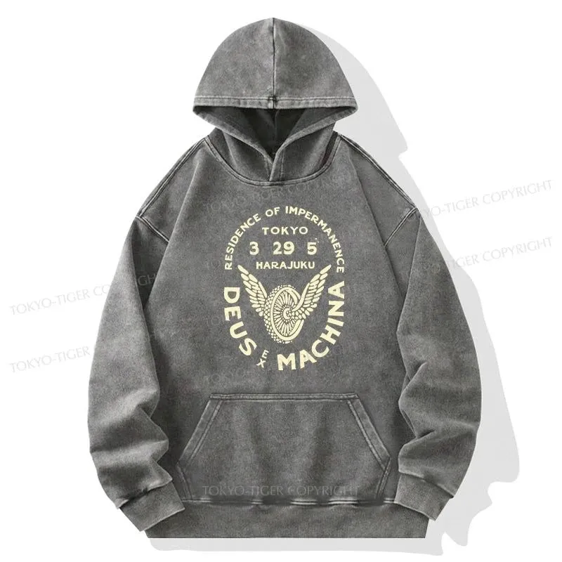 Tokyo-Tiger Deus Ex Machina Tokyo Washed Hoodie