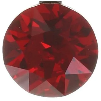 Tutui Collection Drop Crystal Necklace in Red Siam