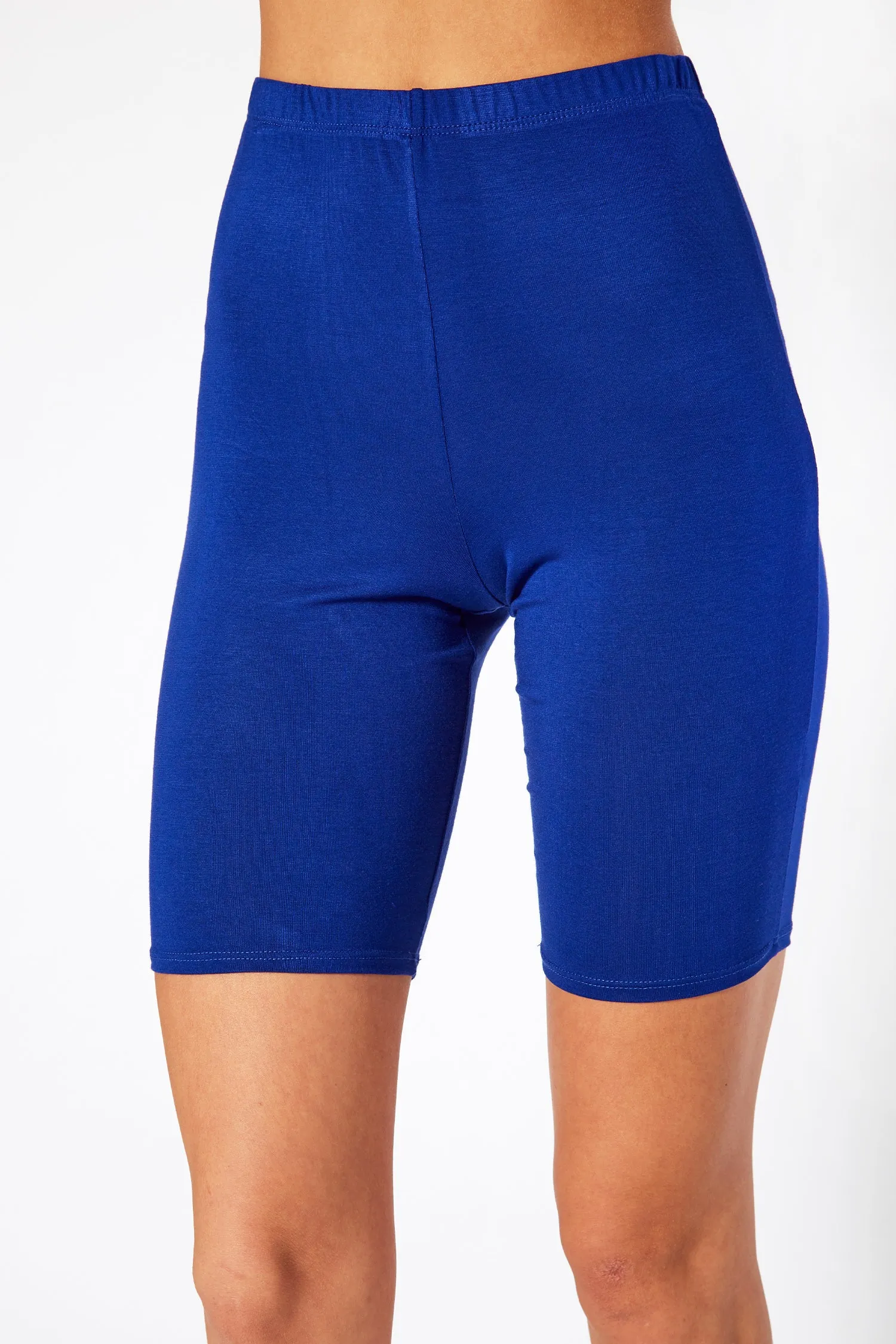 Women's Basic Solid Half Leggings